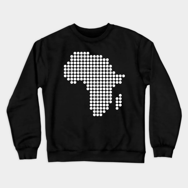 Africa Dots Crewneck Sweatshirt by The BioGeeks